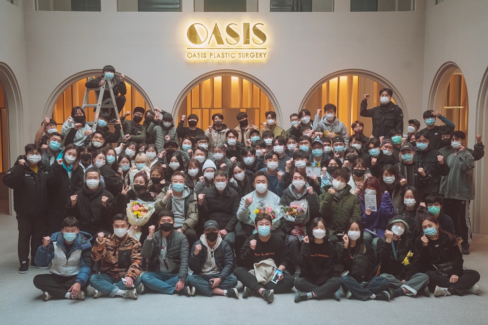 영화 '압구정 리포트' 촬영 현장. 사진 쇼박스