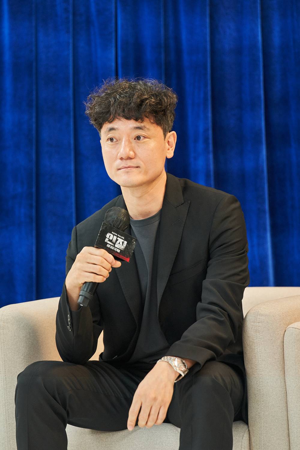 영화 '인질' 제작보고회 현장. 필감성 감독. 사진 NEW
