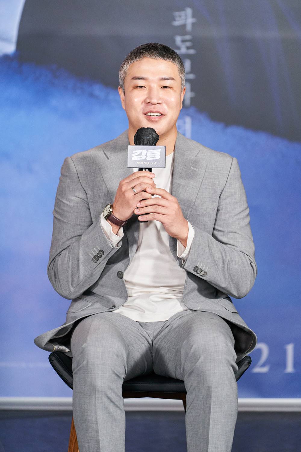 영화 '강릉' 제작보고회 현장. 윤영빈 감독. 사진 ㈜스튜디오산타클로스